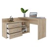 Topeshop DANY SONOMA KPL computer desk Oak colour