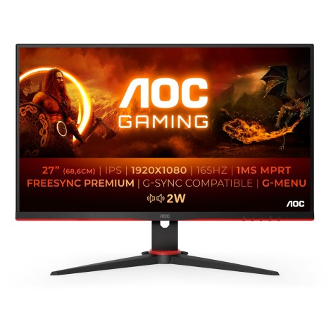 AOC G2 27G2SPAE/BK LED display 68.6 cm (27") 1920 x 1080 pixels Full HD Black, Red