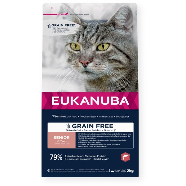 EUKANUBA Grain Free Senior Salmon - ...