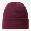 Czapka BUFF HEAVYWEIGHT MERINO WOOL LOOSE HAT SOLID TIBETAN RED