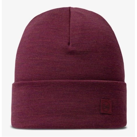 Czapka BUFF HEAVYWEIGHT MERINO WOOL LOOSE HAT SOLID TIBETAN RED