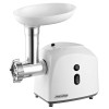 Mesko MS 4805 Meat mincer, Power 600W, Bowl, Middle size sieve, Mince sieve, Poppy sieve, Plunger, Sausage filler | Mesko | Mesko MS 4805 | White | Middle size sieve, mince sieve, poppy sieve, plunger, sausage filler, kibbe attachment