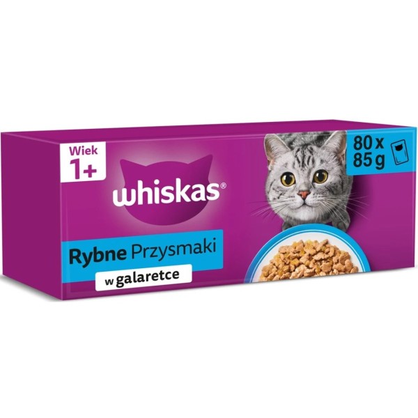 WHISKAS Fish Delicacies in Jelly – ...