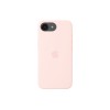 Apple iPhone 17e Silicone Case with MagSafe – Soft Pink | Apple