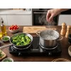 Esperanza EKH010K Electric cooker, top, 2 heating fields, black