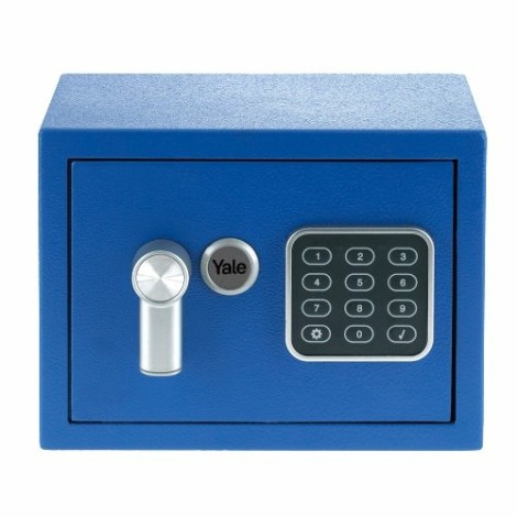 Yale YSV/170/DB2/B Freestanding safe 3.8 l Steel Blue