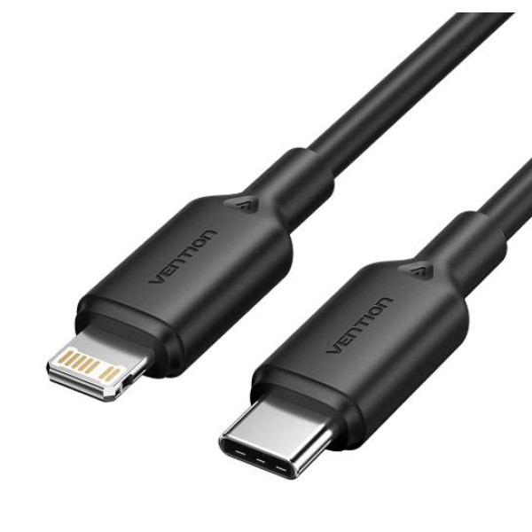 CABLE USB-C TO LIGHTNING/2M BLACK LAKBH ...