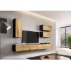 Cama cabinet VIGO "90" full 90/35/32 black/wotan oak