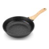 ETA Pan | ETA792990000 TITANIUM II | Universal | Diameter 24 cm | Electric, induction, gas, glass ceramics | Suitable for induction hob | Fixed handle | Black