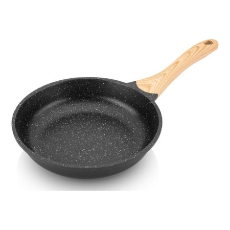 ETA Pan | ETA792990000 TITANIUM II | Universal | Diameter 24 cm | Electric, induction, gas, glass ceramics | Suitable for induction hob | Fixed handle | Black