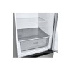 LG GBV21L0EPY Refrigerator, E, Free-standing, Combi, Height 1.86 m, Net fridge 234 L, Net freezer 110 L, Silver