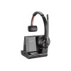 Poly | Headset | Savi W8210-M 3 in 1 | Wireless | Built-in microphone | Bluetooth | Black