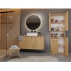 Topeshop NEL 1K DK ART KPL bathroom storage cabinet Oak