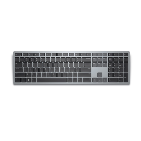 Dell | Keyboard | KB700 | Keyboard | Wireless | RU | Titan Gray | 2.4 GHz, Bluetooth 5.0