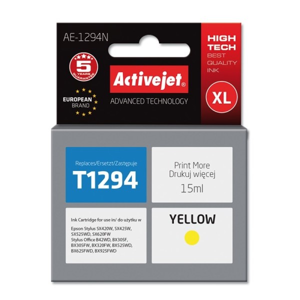 Activejet AE-1294N Ink cartridge (replacement for ...