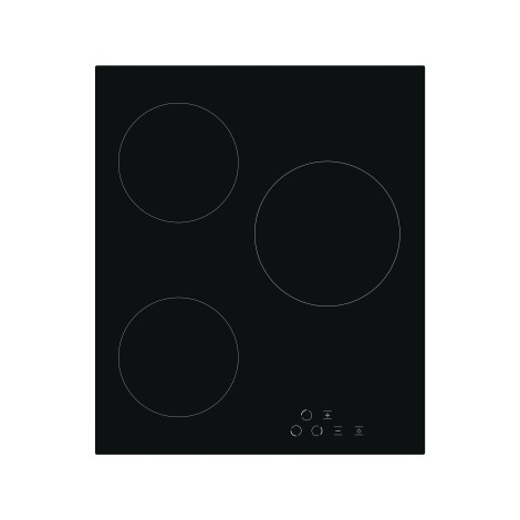 Simfer | Hob | H4.030.DECSP | Vitroceramic | Number of burners/cooking zones 3 | Touch | Black