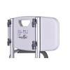 Shower chair with backrest and armrests