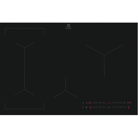 Electrolux EIV83443CT Black Built-in 78 cm Zone induction hob 4 zone(s)