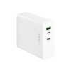 Fixed Charging Station 2xUSB-C/1xUSB, GaN, PD 3.1 support, 140W | FIXCG140-2C1A-WH