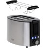 Camry | Toaster | CR 3215 | Power 1000 W | Number of slots 2 | Housing material Stainless steel | Black/Stainless steel