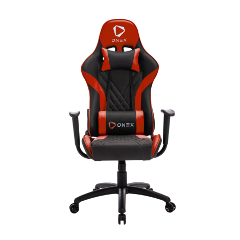 Onex PVC; Nylon caster; Metal | Onex | Gaming chairs | ONEX GX2 | Black/ Red