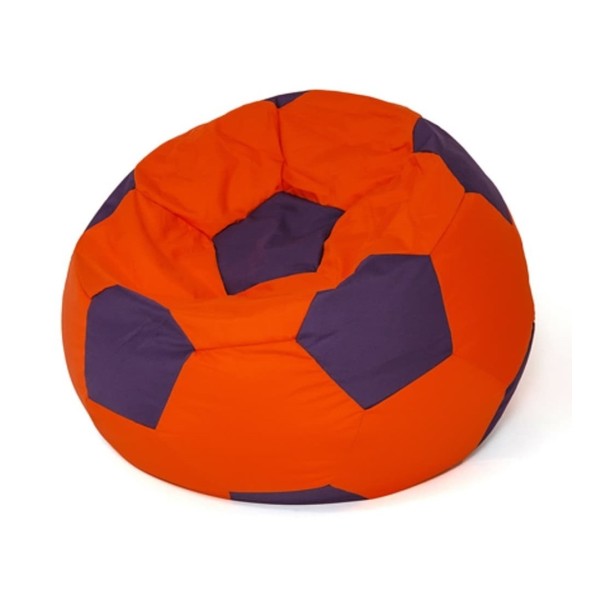 Soccer Sako bag pouffe red-purple L ...