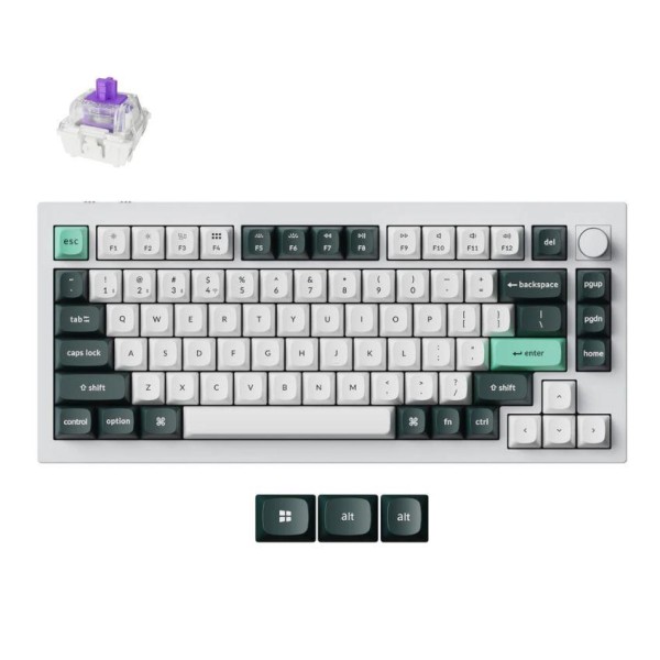 KEYBOARD WRL Q1 HE RGB/SHELL WHITE ...