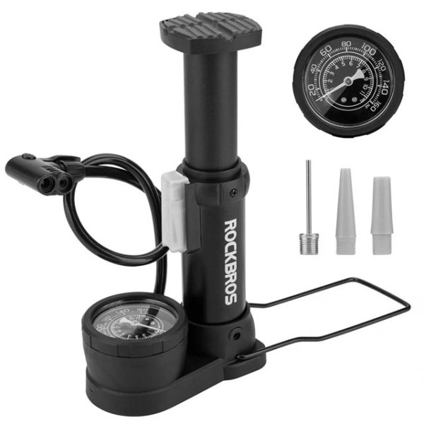 Rockbros 42610002001 Bicycle floor pump with ...
