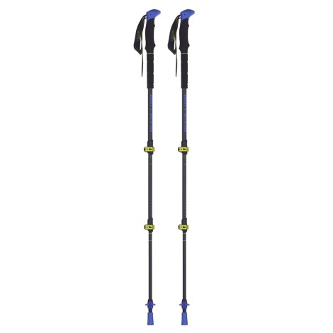 VIKING CARBO LITE TREKKING POLES BLACK/LIME