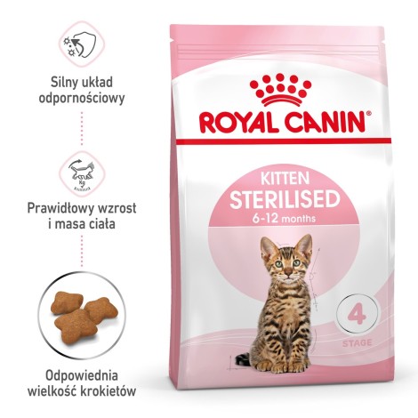 Royal Canin Kitten Sterilised cats dry food 3.5 kg Poultry
