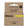 Actis KH-655YR ink (replacement for HP 655 CZ112AE; Standard; 12 ml; yellow)