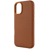 Fixed MagLeather | Back cover | Apple | iPhone 16 Plus | Leather | Brown