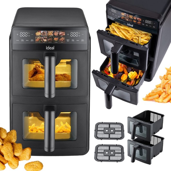 ELDOM Double vertical fat-free fryer 10 ...