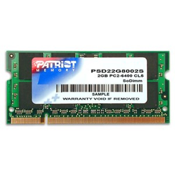 Patriot Memory DDR2 2GB CL5 PC2-6400 ...