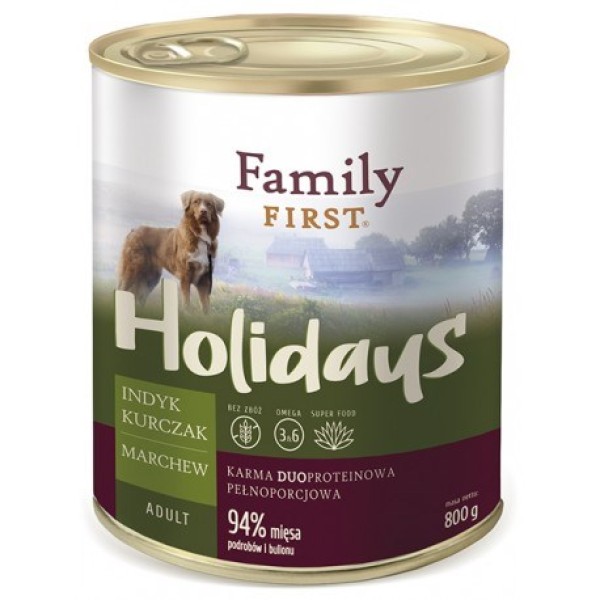 FAMILY FIRST Holidays Adult Turkey, chicken, ...