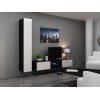 Cama Full cabinet VIGO '180' 180/40/30 white/black gloss