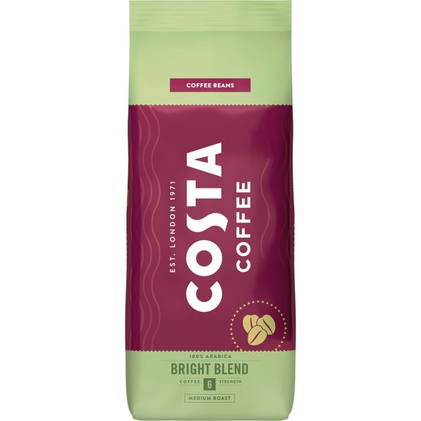 Costa Coffee Bright Blend bean coffee ...