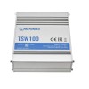 Teltonika | Industiral POE+ Swith | TSW100 | Unmanaged | Desktop | Gigabit Ethernet (copper) ports quantity 5 | Power over Ethernet (PoE) ports quantity 4 | PoE+ ports quantity 4 | 24 month(s)