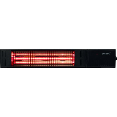 SUNRED | Heater | RDS-15W-B, Fortuna Wall | Infrared | 1500 W | Black | IP55