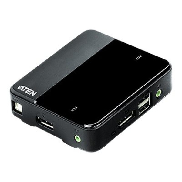 Aten 2-Port USB DisplayPort/Audio KVM Switch ...