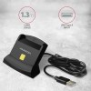 AXAGON CRE-SM2 USB-A Smart card & SD/microSD/SIM card StandReader, 1.3m