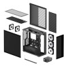 Case|ARCTIC|Xtender (Mirror Black)|MidiTower|Case product features Transparent panel|Not included|Colour White|ACPCC00018A