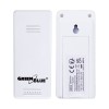 GreenBlue wireless weather station, IN/OUT temperature, clock, °C/°F selectable, range up to 60 m, GB162