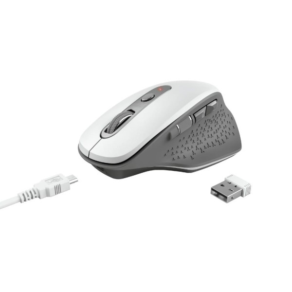 MOUSE USB OPTICAL WRL/OZAA WHITE 24035 ...