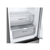 LG | Refrigerator | GBV3200CPY | Energy efficiency class C | Free standing | Combi | Height 203 cm | No Frost system | Fridge net capacity 277 L | Freezer net capacity 110 L | Display | 35 dB | Silver