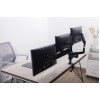 Gembird MA-DA3-01 monitor mount / stand 68.6 cm (27") Black Desk