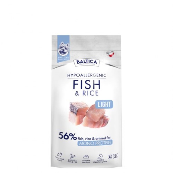 BALTICA NUTRACEUTIC Hypoallergenic Fish & Rice ...