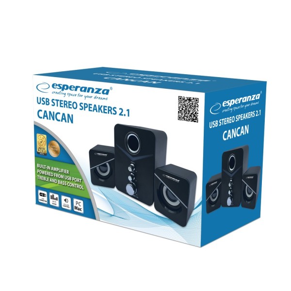 Esperanza EP153 USB 2.1 Speaker Set ...