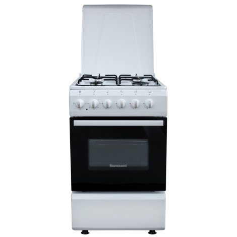 Ravanson KWGE-K50N cooker Freestanding cooker Gas White A