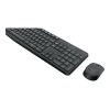 Logitech MK235 keyboard Mouse included USB QWERTY US International Grey